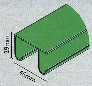 Oberes Führungsprofil / Länge 3000 mm