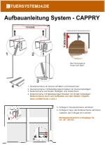 Aufbauanleitung Schiebetr System CAPPRY