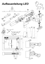 Aufbauanleitung Schiebetr System LEO