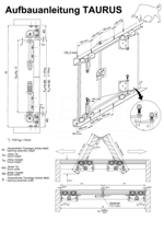 Aufbauanleitung Schiebetr System TAURUS