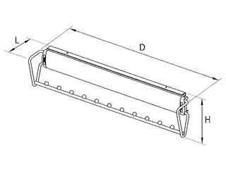 Kleiderhaken, ausziehbar