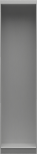 Schrankkorpus Platinweiß 500mm