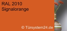 RAL 2010 Signalorange / Sicherheitsglas