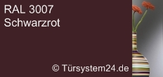 RAL 3007 Schwarzrot / Sicherheitsglas