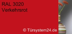 RAL 3020 Verkehrsrot / Sicherheitsglas