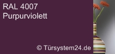 RAL 4007 Purpurviolett / Sicherheitsglas