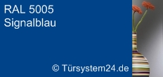 RAL 5005 Signalblau / Sicherheitsglas
