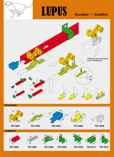 Beschlagset LUPUS fr Holzschiebetr (Komplett-Set / 2 Trflgel)